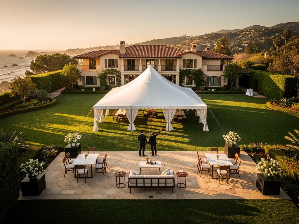 Why Tent Placement Matters on an Estate Property