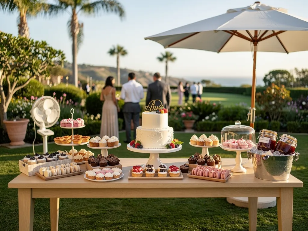 Planning Cake and Dessert Displays for Outdoor Events