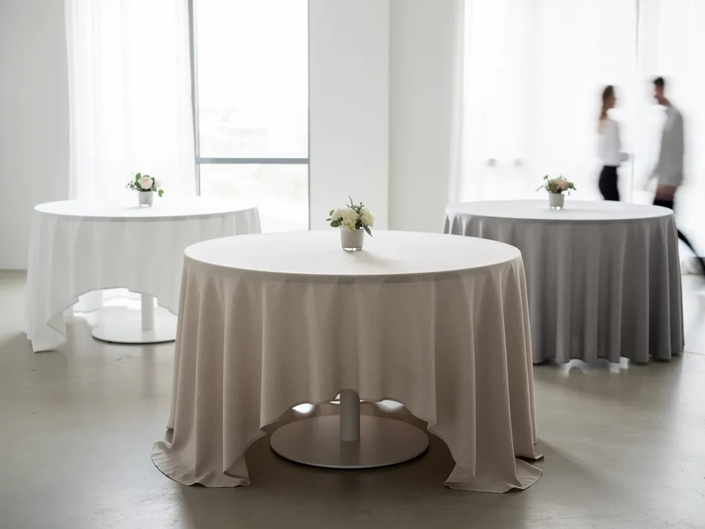 What Size Tablecloth Fits a 60-Inch Round Table